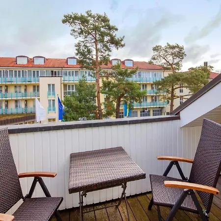 Duenenpark - Komfortplus Mit 1 Schlafzimmer Und Balkon Im Dachgeschoss 210 빈츠