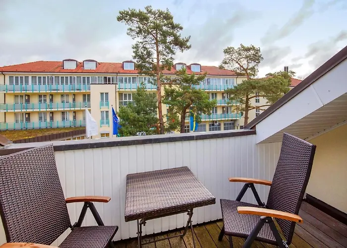 Duenenpark - Komfortplus Mit 1 Schlafzimmer Und Balkon Im Dachgeschoss 210 Остзебад Бинц